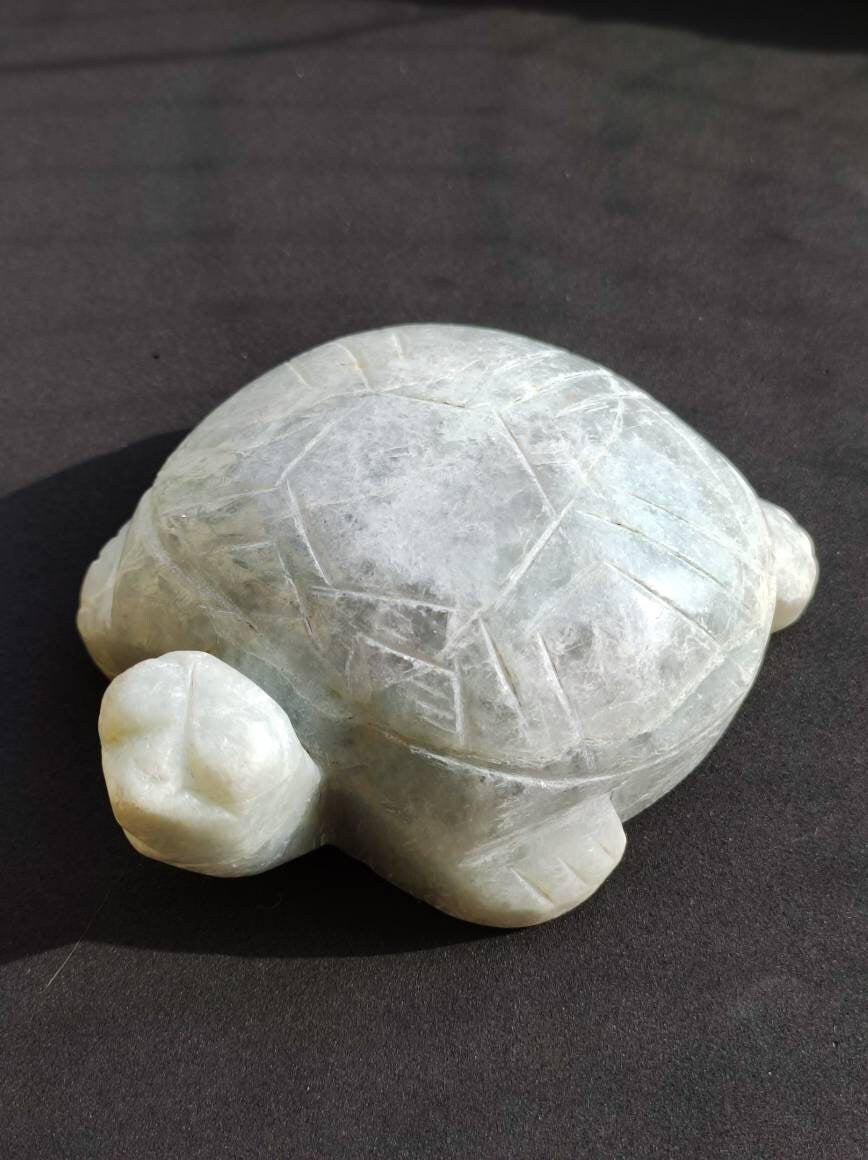 Berlin Edelstein Figur Deko XL Jade – Crysta & Nature Schildkröten ~ ~ Art of (Burma) Magisch