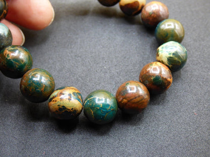 12mm Opal - Edelstein Perlen Armband *Unikat* Natur Heilstein Kristall Chakra Rarität Geschenk Mann Frau Er Sie bunt rot blau Rarität - Art of Nature Berlin