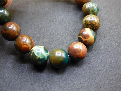 12mm Opal - Edelstein Perlen Armband *Unikat* Natur Heilstein Kristall Chakra Rarität Geschenk Mann Frau Er Sie bunt rot blau Rarität - Art of Nature Berlin