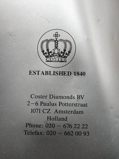 2 echte Diamanten – Brillant 0,03 ct & Rohdiamant ca. 0,6 ct | Coster Diamonds Amsterdam | Zertifikat von 1998 Mineralien Sammler Rarität - Art of Nature Berlin