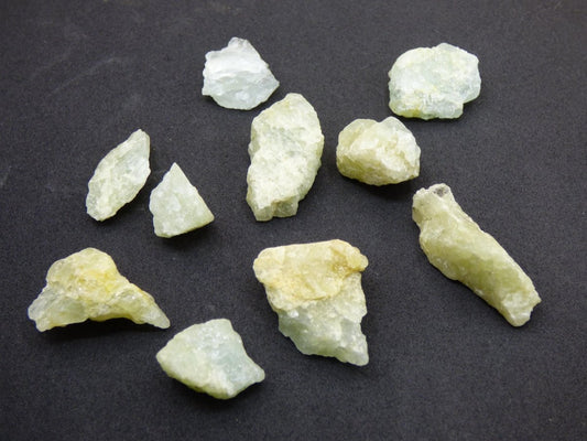 40g SET Heliodor Beryl A - LOT Sammler Stufen Rarität ~ Magische Edelstein Deko Kristall Heilstein Mineral Kollektion Energie Natur - Art of Nature Berlin