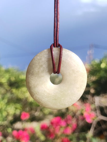 40mm Burma Jade *Rarität* ~ Edelstein Kette Mann Frau Natur Heilstein Kraft Energie Rarität Kristall Er Sie Anhänger Natur Geschenk grün - Art of Nature Berlin