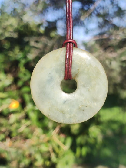 40mm Burma Jade *Rarität* ~ Edelstein Kette Mann Frau Natur Heilstein Kraft Energie Rarität Kristall Er Sie Anhänger Natur Geschenk grün - Art of Nature Berlin