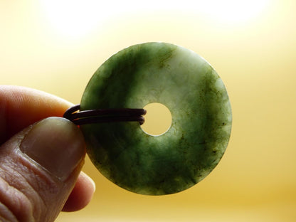 40mm Burma Jade *Rarität* ~ Edelstein Kette Mann Frau Natur Heilstein Kraft Energie Rarität Kristall Er Sie Anhänger Natur Geschenk grün - Art of Nature Berlin