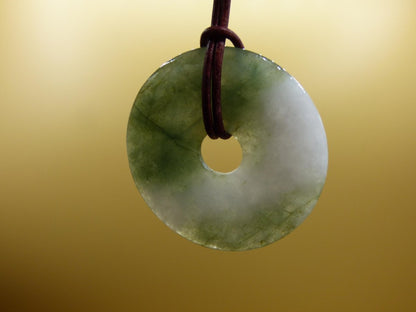 40mm Burma Jade *Rarität* ~ Edelstein Kette Mann Frau Natur Heilstein Kraft Energie Rarität Kristall Er Sie Anhänger Natur Geschenk grün - Art of Nature Berlin