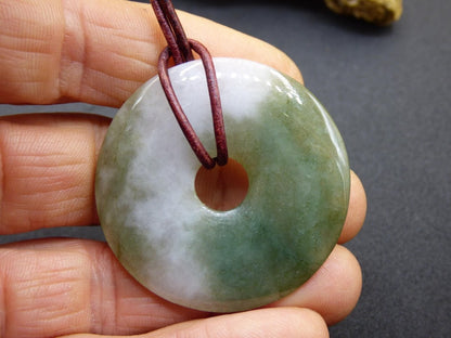 40mm Burma Jade *Rarität* ~ Edelstein Kette Mann Frau Natur Heilstein Kraft Energie Rarität Kristall Er Sie Anhänger Natur Geschenk grün - Art of Nature Berlin