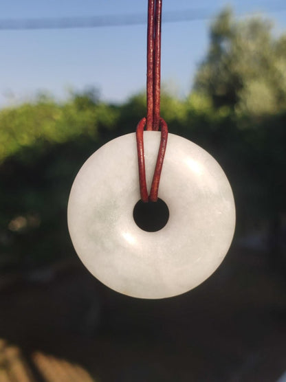 40mm Burma Jade *Rarität* ~ Edelstein Kette Mann Frau Natur Heilstein Kraft Energie Rarität Kristall Er Sie Anhänger Natur Geschenk grün - Art of Nature Berlin