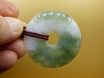 40mm Burma Jade *Rarität* ~ Edelstein Kette Mann Frau Natur Heilstein Kraft Energie Rarität Kristall Er Sie Anhänger Natur Geschenk grün - Art of Nature Berlin