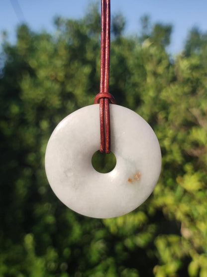 40mm Burma Jade *Rarität* ~ Edelstein Kette Mann Frau Natur Heilstein Kraft Energie Rarität Kristall Er Sie Anhänger Natur Geschenk grün - Art of Nature Berlin