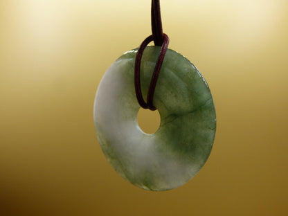 40mm Burma Jade *Rarität* ~ Edelstein Kette Mann Frau Natur Heilstein Kraft Energie Rarität Kristall Er Sie Anhänger Natur Geschenk grün - Art of Nature Berlin