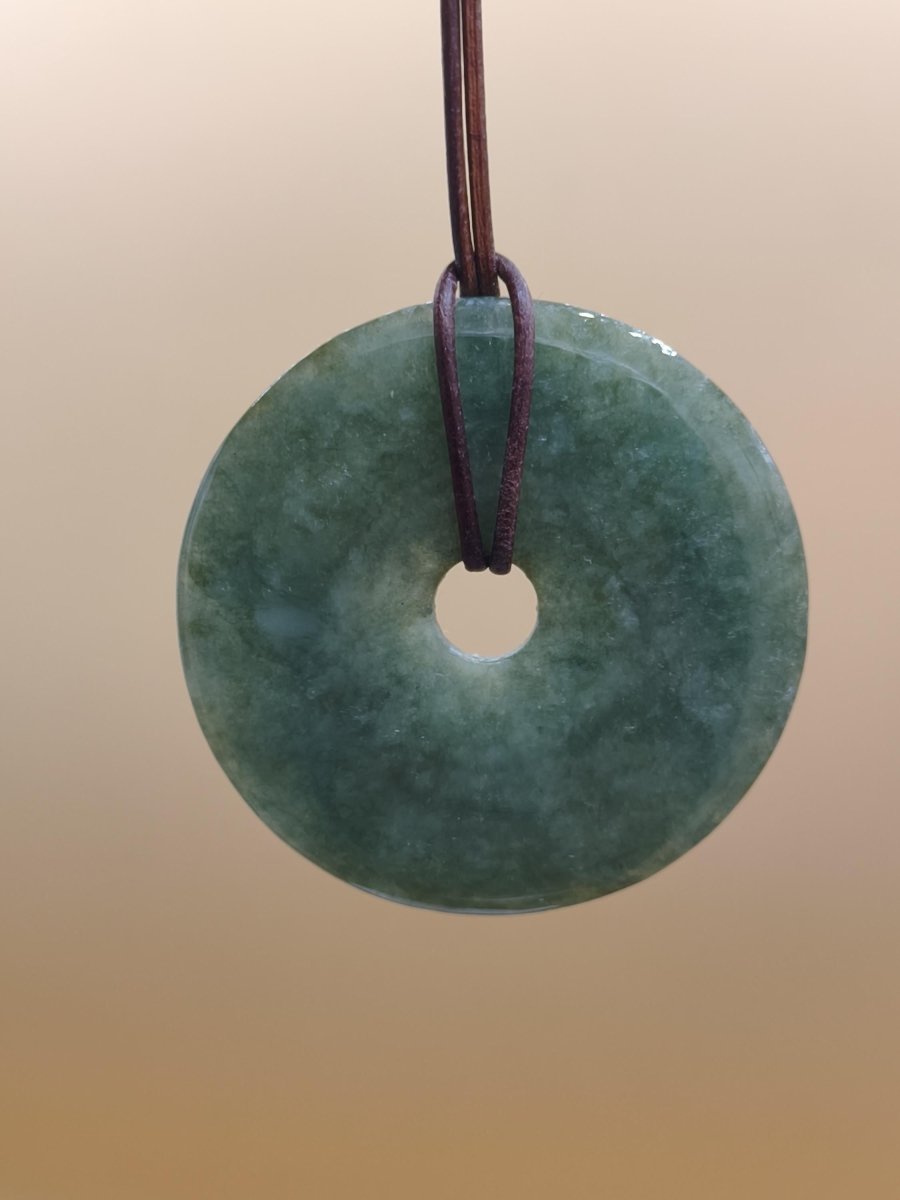 50mm Burma Jade *Rarität* Edelstein Kette Mann Frau Natur Heilstein Kraft Energie Rarität Kristall Er Sie Anhänger Natur Geschenk grün - Art of Nature Berlin