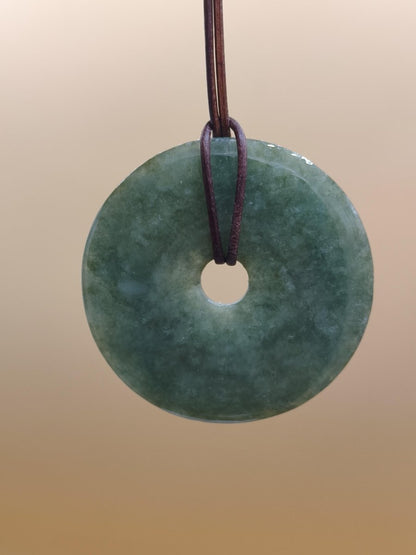50mm Burma Jade *Rarität* Edelstein Kette Mann Frau Natur Heilstein Kraft Energie Rarität Kristall Er Sie Anhänger Natur Geschenk grün - Art of Nature Berlin