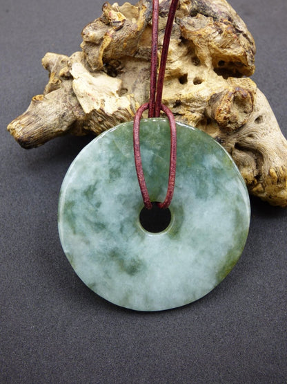 50mm Burma Jade *Rarität* ~ Edelstein Kette Mann Frau Natur Heilstein Kraft Energie Rarität Kristall Er Sie Anhänger Natur Geschenk grün - Art of Nature Berlin