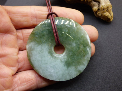 50mm Burma Jade *Rarität* ~ Edelstein Kette Mann Frau Natur Heilstein Kraft Energie Rarität Kristall Er Sie Anhänger Natur Geschenk grün - Art of Nature Berlin