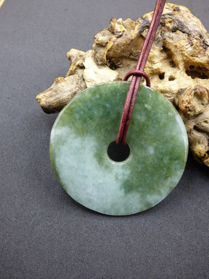 50mm Burma Jade *Rarität* ~ Edelstein Kette Mann Frau Natur Heilstein Kraft Energie Rarität Kristall Er Sie Anhänger Natur Geschenk grün - Art of Nature Berlin
