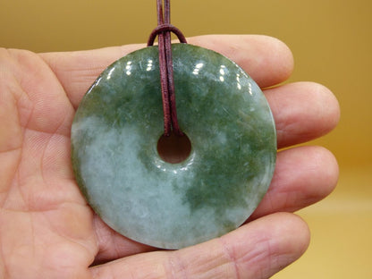 50mm Burma Jade *Rarität* ~ Edelstein Kette Mann Frau Natur Heilstein Kraft Energie Rarität Kristall Er Sie Anhänger Natur Geschenk grün - Art of Nature Berlin