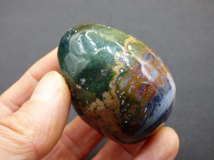 8 Adern Ocean Jaspis Orbicular bunt - Edelstein Ei Kugel Rarität Natur Heilstein Deko Crystal Geschenk Er Sie Mann Frau Haus Wohnen Selten - Art of Nature Berlin