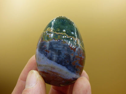 8 Adern Ocean Jaspis Orbicular bunt - Edelstein Ei Kugel Rarität Natur Heilstein Deko Crystal Geschenk Er Sie Mann Frau Haus Wohnen Selten - Art of Nature Berlin