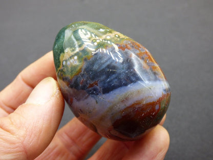 8 Adern Ocean Jaspis Orbicular bunt - Edelstein Ei Kugel Rarität Natur Heilstein Deko Crystal Geschenk Er Sie Mann Frau Haus Wohnen Selten - Art of Nature Berlin