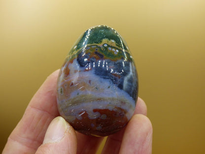8 Adern Ocean Jaspis Orbicular bunt - Edelstein Ei Kugel Rarität Natur Heilstein Deko Crystal Geschenk Er Sie Mann Frau Haus Wohnen Selten - Art of Nature Berlin