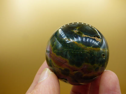 8 Adern Ocean Jaspis Orbicular bunt - Edelstein Kugel Natur Heilstein Deko Kristall Geschenk Er Sie Mann Frau Haus Wohnung Energie Selten - Art of Nature Berlin