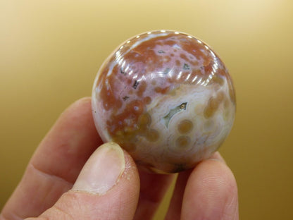 8 Adern Ocean Jaspis Orbicular bunt Edelstein Kugel Rarität Natur Heilstein Deko Kristall Geschenk Er Sie Mann Frau Haus Energie Selten - Art of Nature Berlin