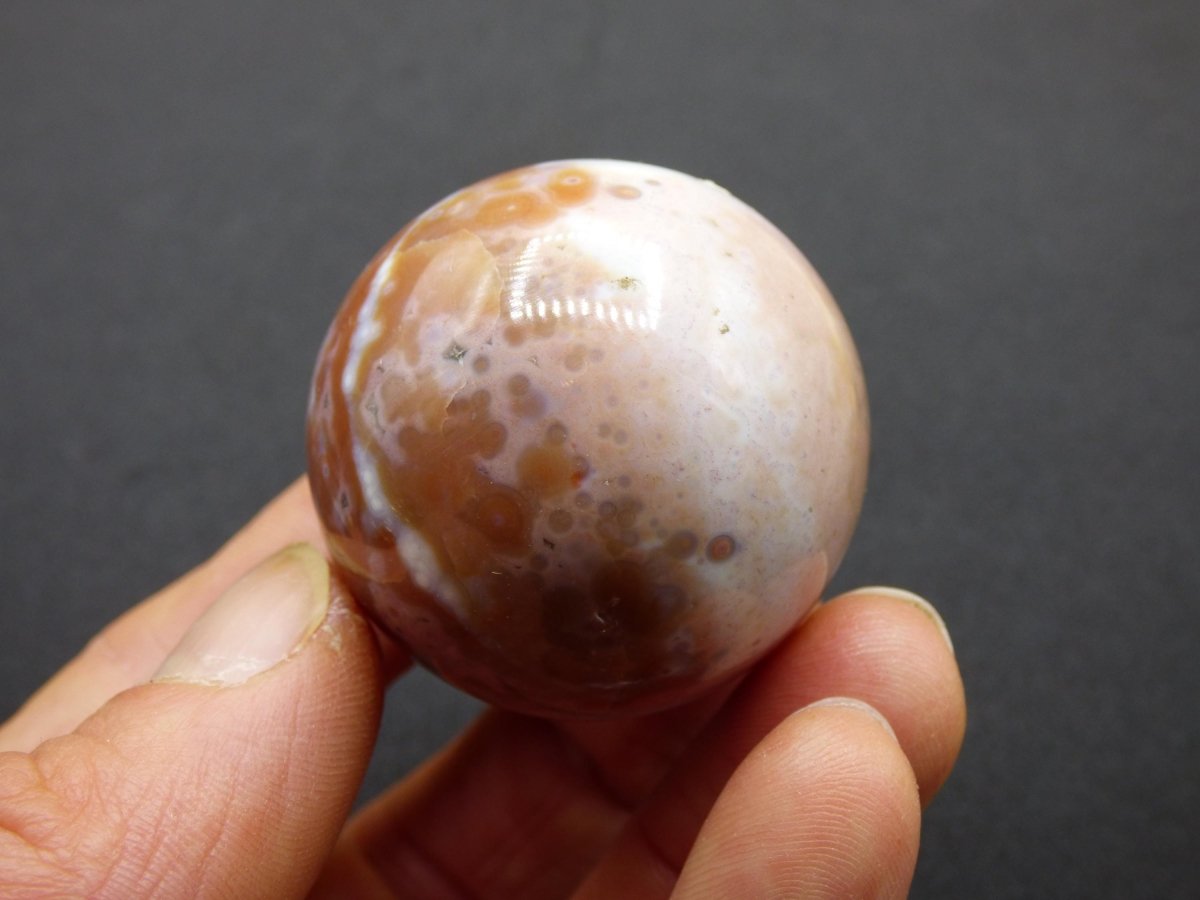 8 Adern Ocean Jaspis Orbicular bunt Edelstein Kugel Rarität Natur Heilstein Deko Kristall Geschenk Er Sie Mann Frau Haus Energie Selten - Art of Nature Berlin