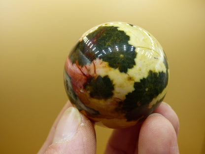 8 Adern Ocean Jaspis Orbicular bunt - Edelstein Kugel Rarität Natur Heilstein Deko Kristall Geschenk Er Sie Mann Frau Haus Energie Selten - Art of Nature Berlin