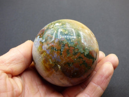 8 Adern Ocean Jaspis Orbicular - Edelstein Kugel Natur Heilstein Deko Kristall Geschenk Er Sie Mann Frau Haus Wohnung Energie Selten - Art of Nature Berlin