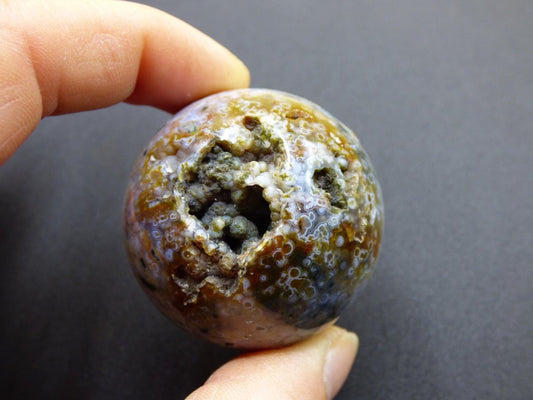 8 Adern Ocean Jaspis Orbicular - Edelstein Kugel Natur Heilstein Deko Kristall Geschenk Er Sie Mann Frau Haus Wohnung Energie Selten - Art of Nature Berlin