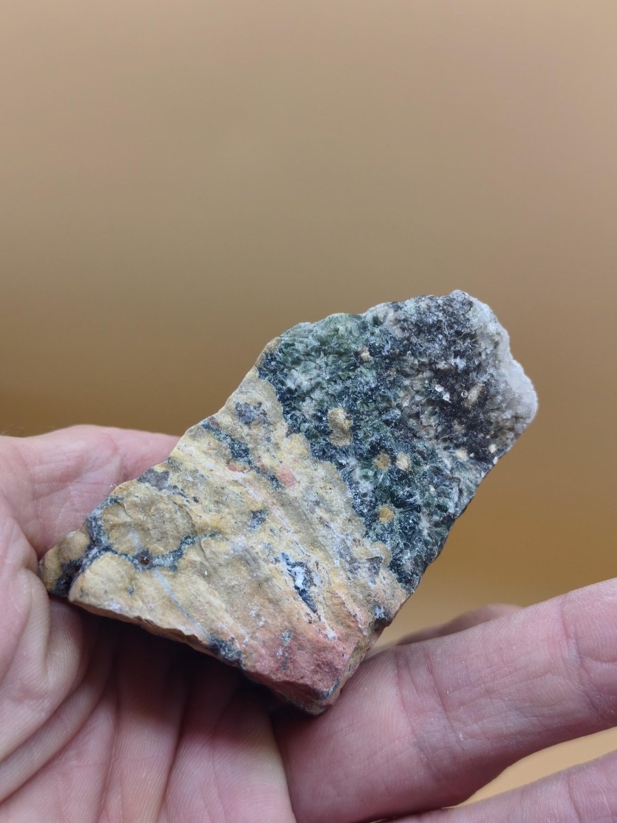 8 Adern Ocean Jaspis Orbicular + Geode roh Stufe XL Stein Rarität Natur Heilstein Deko Kristall Geschenk Er Sie Mann Frau Selten Sammler - Art of Nature Berlin