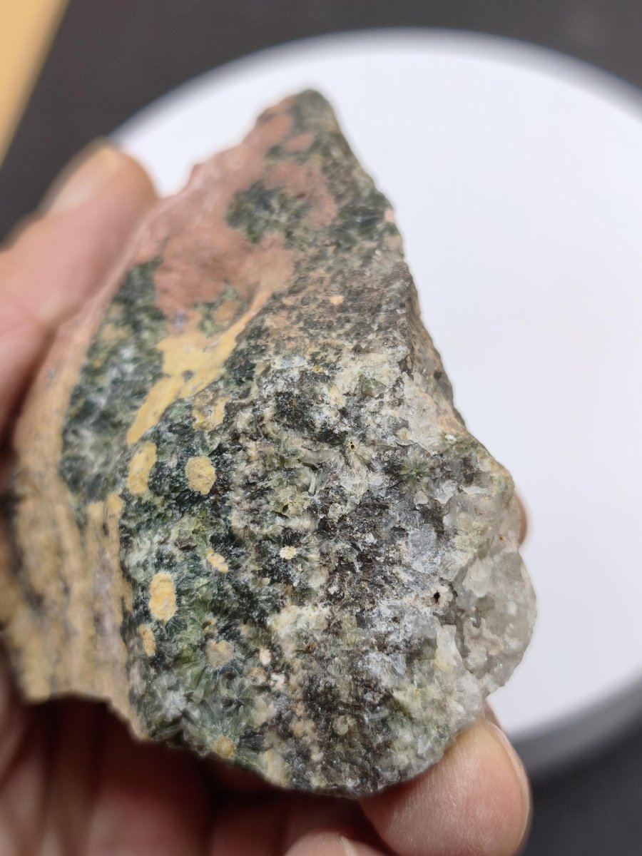 8 Adern Ocean Jaspis Orbicular + Geode roh Stufe XL Stein Rarität Natur Heilstein Deko Kristall Geschenk Er Sie Mann Frau Selten Sammler - Art of Nature Berlin
