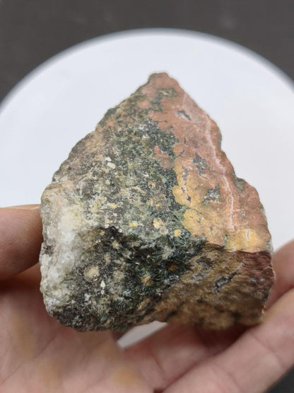 8 Adern Ocean Jaspis Orbicular + Geode roh Stufe XL Stein Rarität Natur Heilstein Deko Kristall Geschenk Er Sie Mann Frau Selten Sammler - Art of Nature Berlin