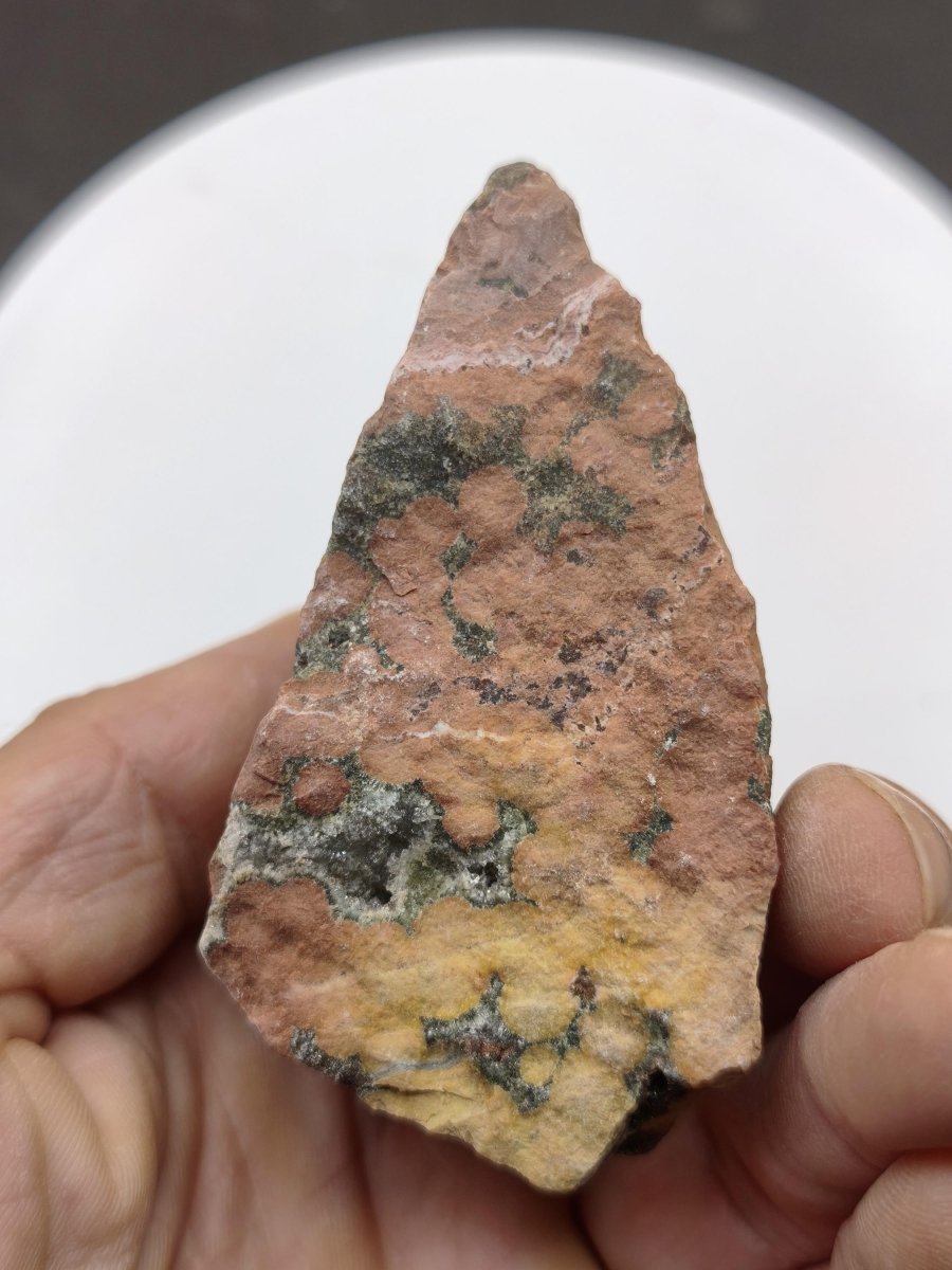 8 Adern Ocean Jaspis Orbicular + Geode roh Stufe XL Stein Rarität Natur Heilstein Deko Kristall Geschenk Er Sie Mann Frau Selten Sammler - Art of Nature Berlin
