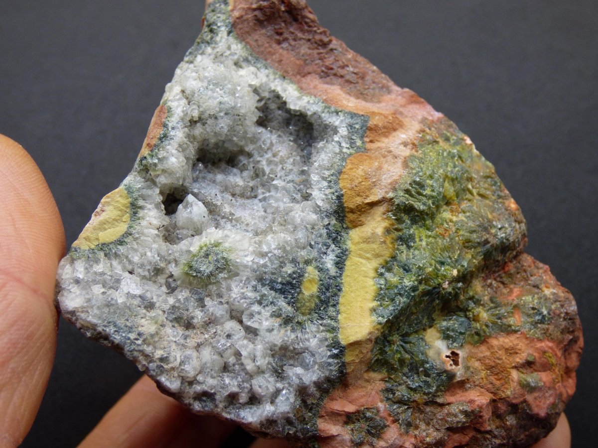 8 Adern Ocean Jaspis Orbicular + Geode roh Stufe XL Stein Rarität Natur Heilstein Deko Kristall Geschenk Er Sie Mann Frau Selten Sammler - Art of Nature Berlin