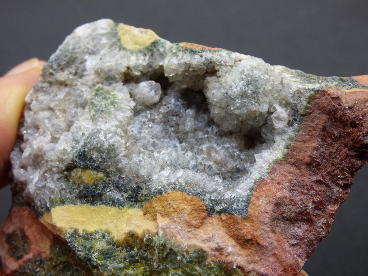 8 Adern Ocean Jaspis Orbicular + Geode roh Stufe XL Stein Rarität Natur Heilstein Deko Kristall Geschenk Er Sie Mann Frau Selten Sammler - Art of Nature Berlin