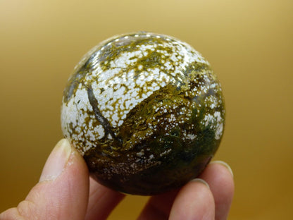 8 Adern Ocean Jaspis Orbicular grün - Edelstein Kugel Natur Heilstein Deko Kristall Geschenk Er Sie Mann Frau Haus Wohnung Energie Selten - Art of Nature Berlin