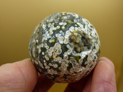 8 Adern Ocean Jaspis Orbicular grün - Edelstein Kugel Natur Heilstein Deko Kristall Geschenk Er Sie Mann Frau Haus Wohnung Energie Selten - Art of Nature Berlin