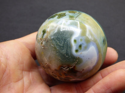 8 Adern Ocean Jaspis Orbicular grün - Edelstein Kugel Natur Heilstein Deko Kristall Geschenk Er Sie Mann Frau Haus Wohnung Energie Selten - Art of Nature Berlin