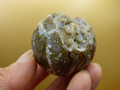 8 Adern Ocean Jaspis Orbicular grün - Edelstein Kugel Natur Heilstein Deko Kristall Geschenk Er Sie Mann Frau Haus Wohnung Energie Selten - Art of Nature Berlin