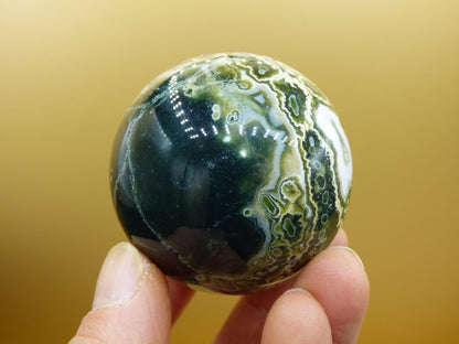 8 Adern Ocean Jaspis Orbicular grün - Edelstein Kugel Rarität Natur Heilstein Deko Kristall Geschenk Er Sie Mann Frau Haus Energie Selten - Art of Nature Berlin