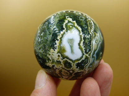 8 Adern Ocean Jaspis Orbicular grün - Edelstein Kugel Rarität Natur Heilstein Deko Kristall Geschenk Er Sie Mann Frau Haus Energie Selten - Art of Nature Berlin