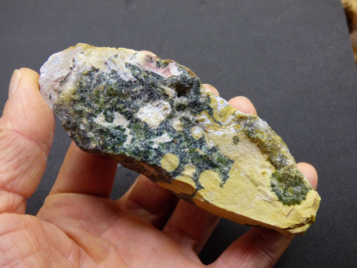 8 Adern Ocean Jaspis Orbicular roh Stufe XL Stein Rarität Natur Heilstein Deko Kristall Geschenk Er Sie Mann Frau Energie Selten Sammler - Art of Nature Berlin