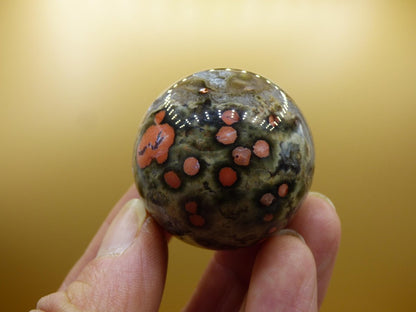 8 Adern Ocean Jaspis Orbicular rot - Edelstein Kugel Natur Heilstein Deko Kristall Geschenk Er Sie Mann Frau Haus Wohnung Energie Selten - Art of Nature Berlin