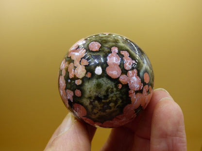 8 Adern Ocean Jaspis Orbicular rot grün Edelstein Kugel Rarität Natur Heilstein Deko Kristall Geschenk Er Sie Mann Frau Haus Energie Selten - Art of Nature Berlin