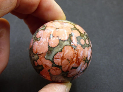 8 Adern Ocean Jaspis Orbicular rot grün Edelstein Kugel Rarität Natur Heilstein Deko Kristall Geschenk Er Sie Mann Frau Haus Energie Selten - Art of Nature Berlin