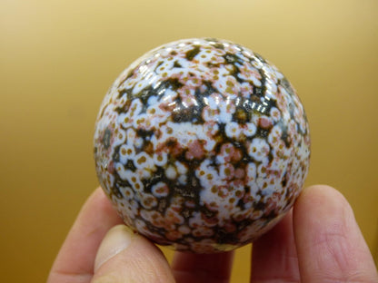 8 Adern Ocean Jaspis Orbicular rot grün weiß Edelstein Kugel Rarität Natur Heilstein Deko Kristall Geschenk Er Sie Mann Frau Energie Selten - Art of Nature Berlin