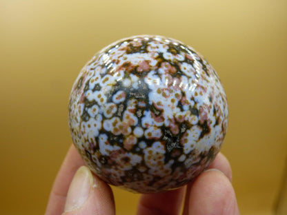 8 Adern Ocean Jaspis Orbicular rot grün weiß Edelstein Kugel Rarität Natur Heilstein Deko Kristall Geschenk Er Sie Mann Frau Energie Selten - Art of Nature Berlin