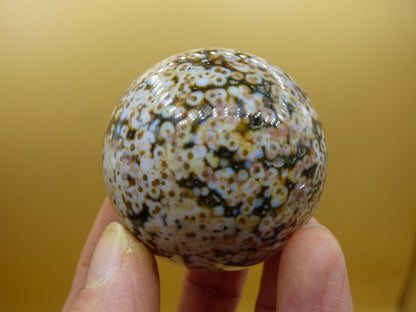 8 Adern Ocean Jaspis Orbicular rot grün weiß Edelstein Kugel Rarität Natur Heilstein Deko Kristall Geschenk Er Sie Mann Frau Energie Selten - Art of Nature Berlin