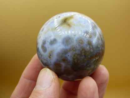 8 Adern Ocean Jaspis Orbicular weiß - Edelstein Kugel Rarität Natur Heilstein Deko Kristall Geschenk Er Sie Mann Frau Haus Energie Selten - Art of Nature Berlin
